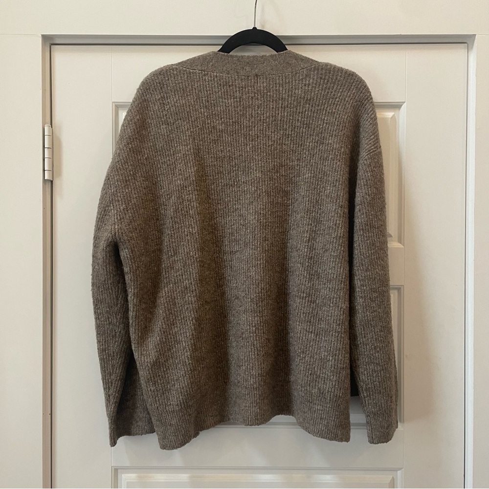 H&M‎ Women's Open Front Cardigan Sweater Brown Size Small - Picture 5 of 5